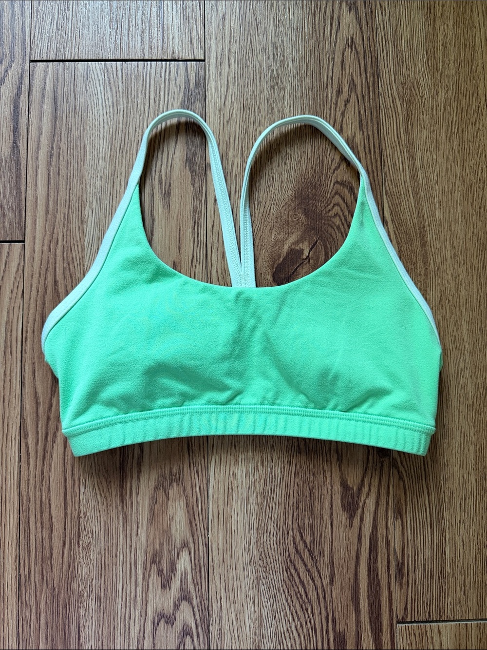Fleo Mint Green Sports Bralette with Racerback